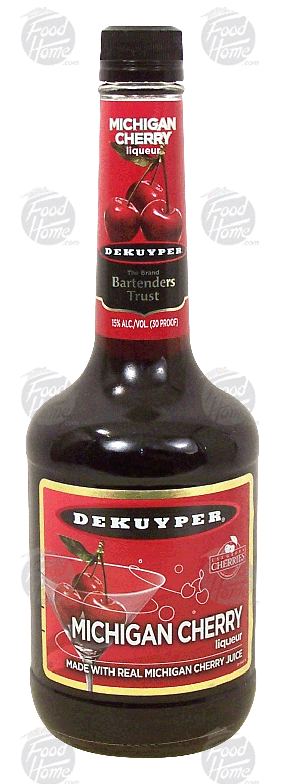 Dekuyper  Michigan cherry liqueur, 15% alc. by vol. Full-Size Picture